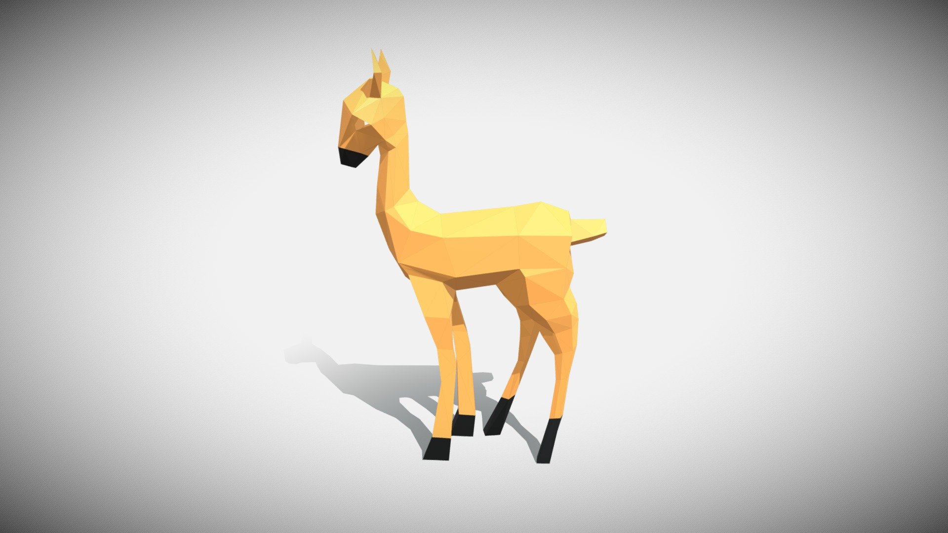 Dear Baby it's a Baby Deer — Sketchfab embed 3D viewer