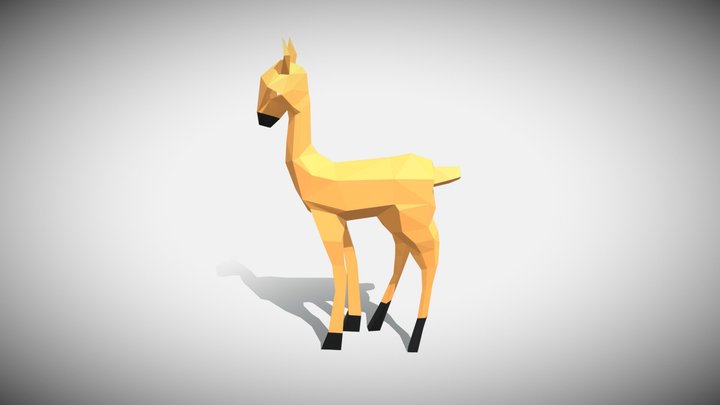 Dear Baby it's a Baby Deer 3D Model