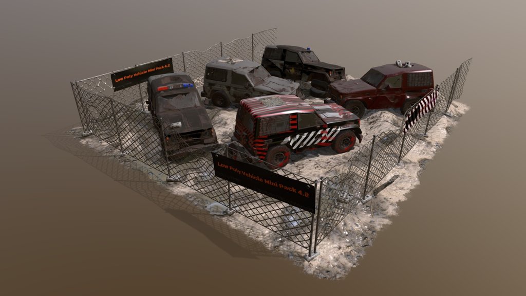 Low Poly Vehicle Mini Pack 4.2