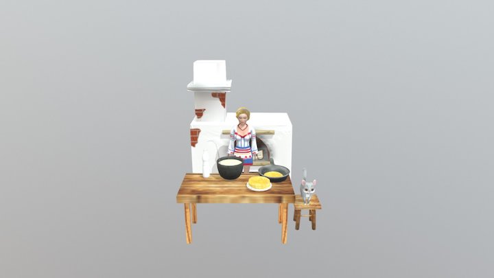 Whole Scene 3D Model