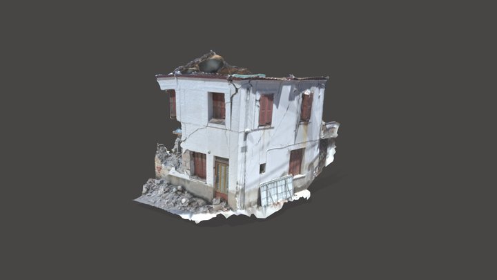 3D Model of a Building affected by the disaster 3D Model