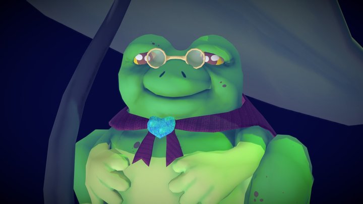 Nana Frog (Art fight 2024) 3D Model