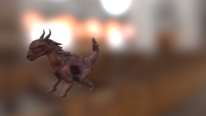 Dogon (Dragon Dog) 3D Model