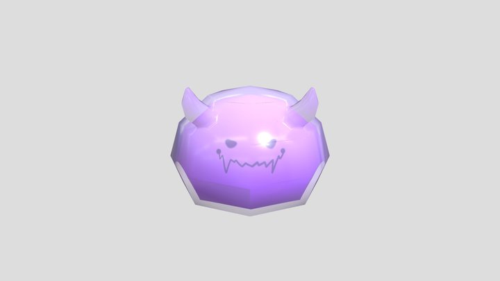 Dark Slime 3D Model