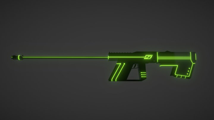 Fuyuko Mayuzumi's gun　黛冬優子の銃 3D Model