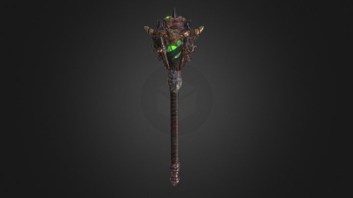 Shaman Mace 3D Model