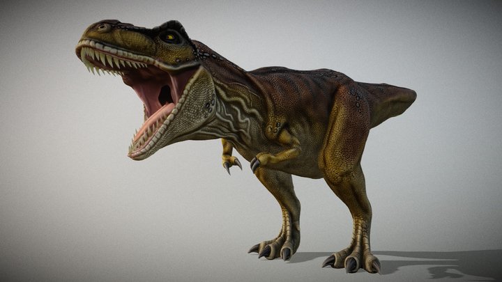Tyrannosaurus Rex (Animated) 3D Model