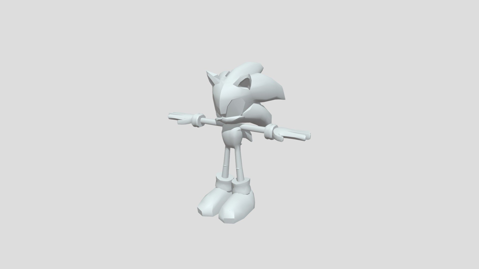 Sonic 3D Model