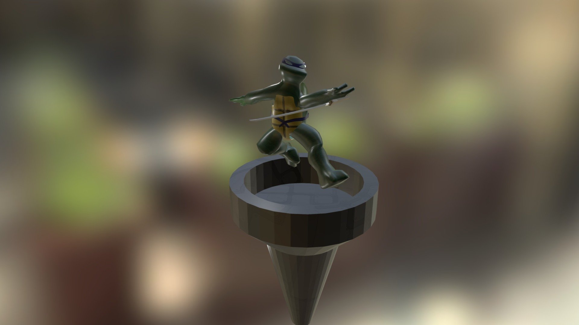 Leonardo (TMNT) — Sketchfab embed 3D viewer