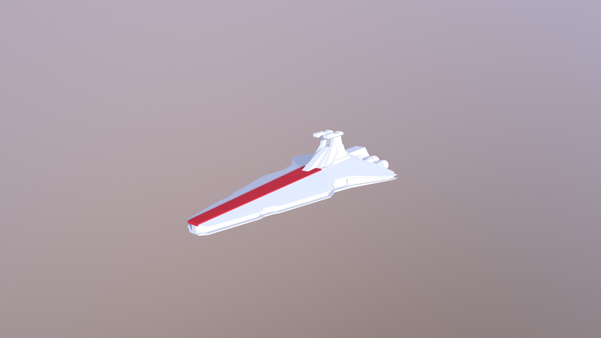 Venator Republic Attack Cruiser (wip) - 3d Model By Przecicinek 