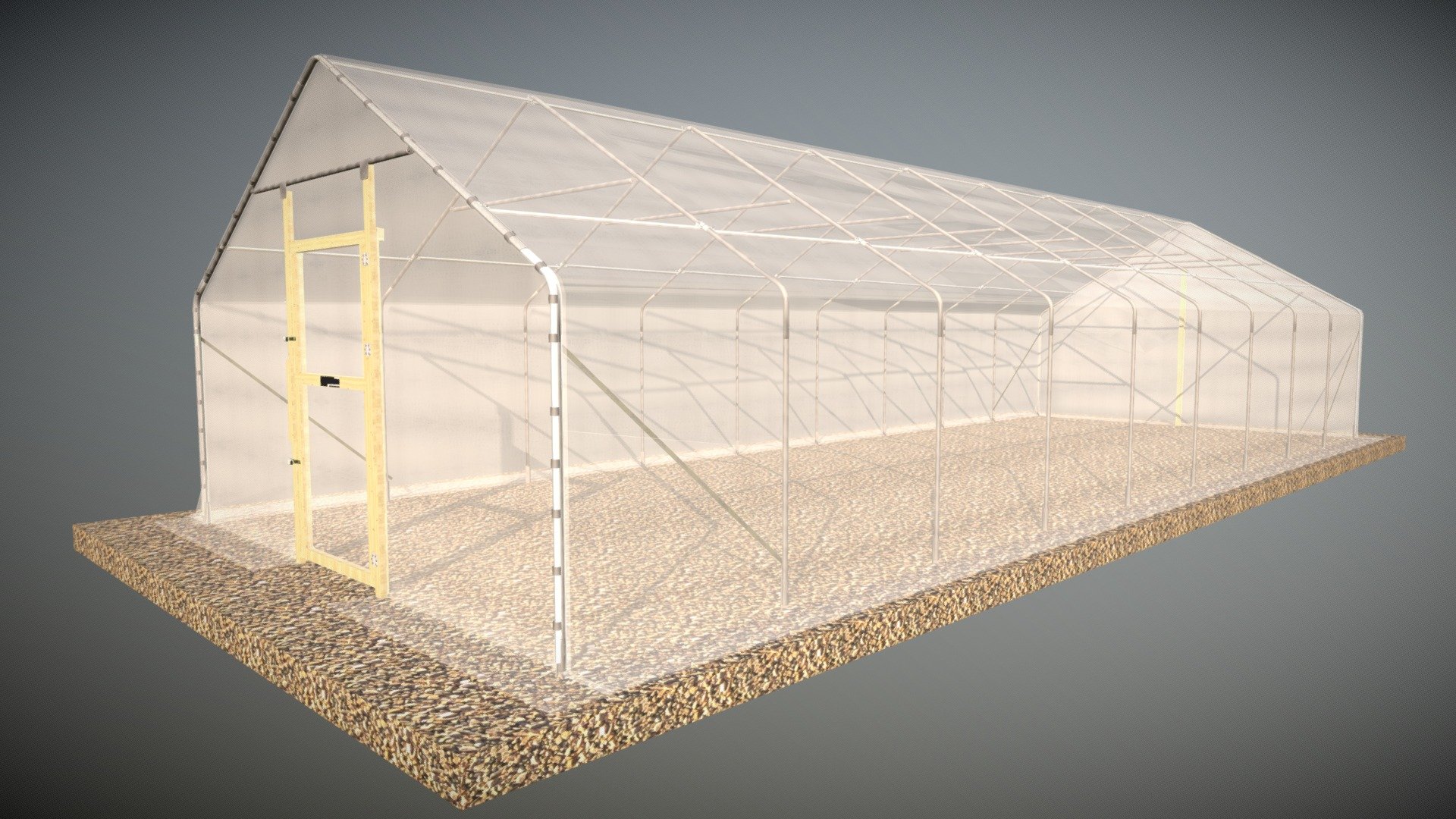Tunnelväxthus Växa 5 x 13-5m