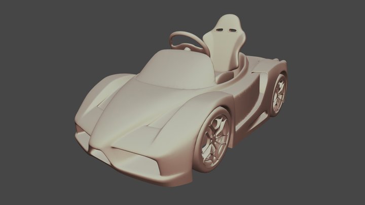 Ferrari Enzo Kids Car 3D Model