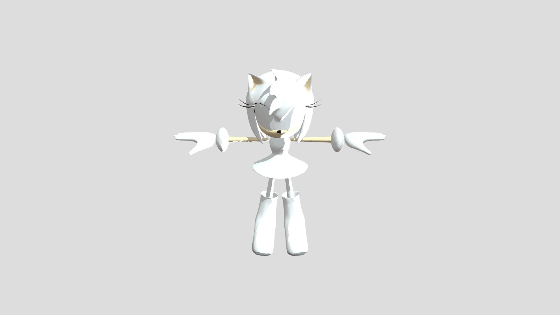 Modelo De Amy Rose de PS2 hecho en HD