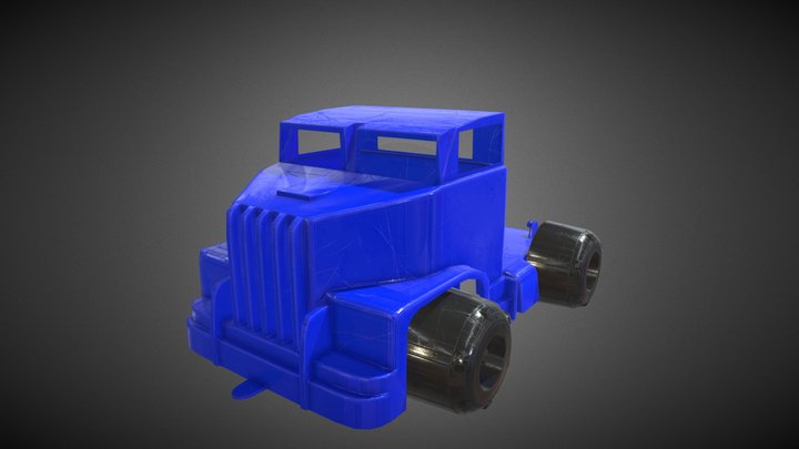 Toy Truck_N2 3D Model