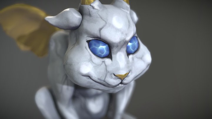 Gargouille stylisée 3D Model
