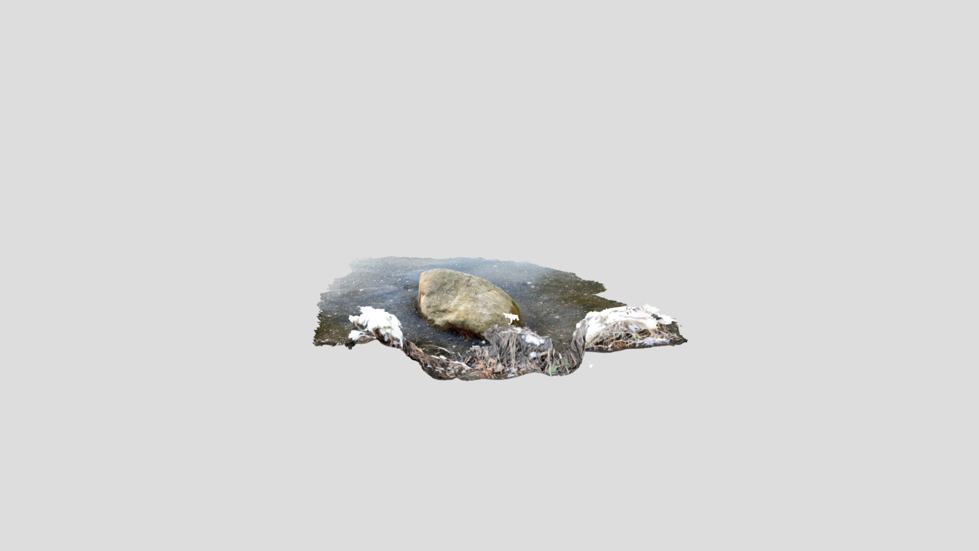 Rock in ice