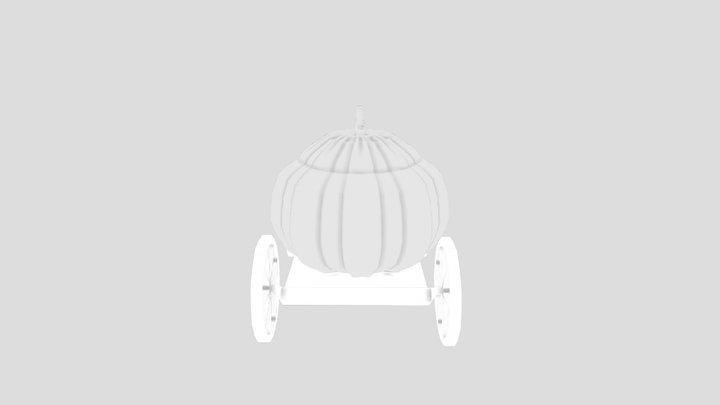 Pumpkin carriage 3D Model