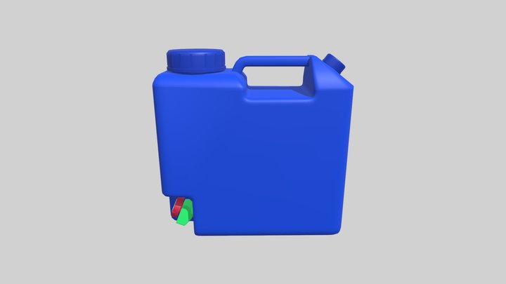 5 Gallon Slim Water Container – Free 3D Model STL