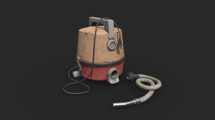 Vacuum Cleaner old 3D Model