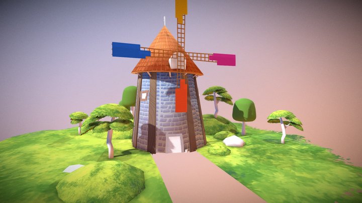 moulin 3D Model