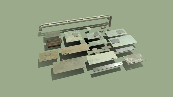 Generic Wall Panels A – Free 3D Model STL