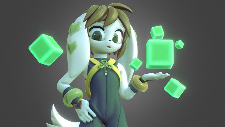 [Freedom Planet] Milla Basset 3D Model