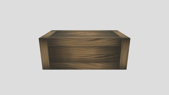 Crate 3D Model