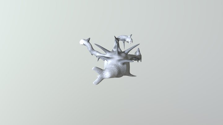 4 Amagedones - Humanos como monstruos 3D Model