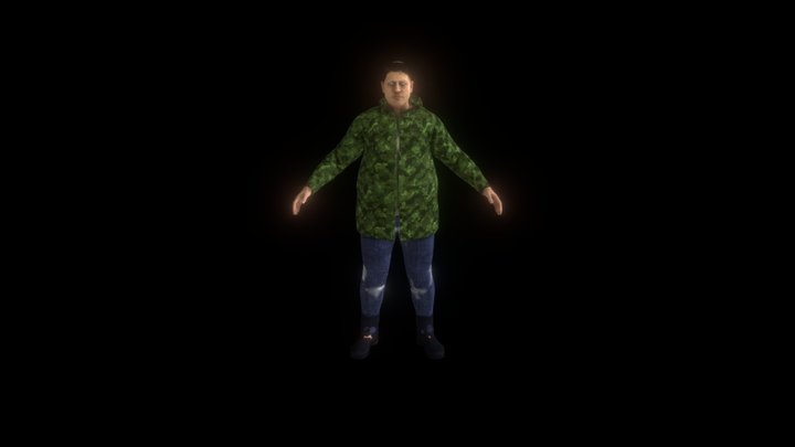 Weird Guy 3D Model