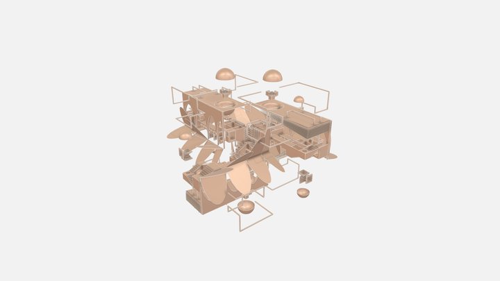 Carlos Scarpa x Toyo Ito 3D Model