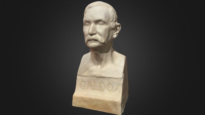 Busto de Benito Pérez Galdos – Modello 3D gratuito STL