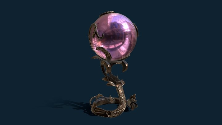 Ubisoft Next | 3D Art - Psychic's Crystal Ball 3D Model