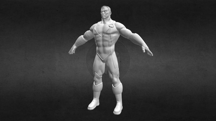 X-men Colossus 3D Model
