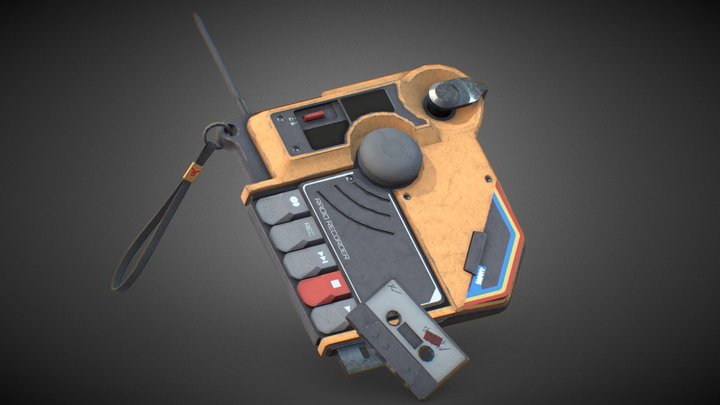 Audio Recorder 3D Model
