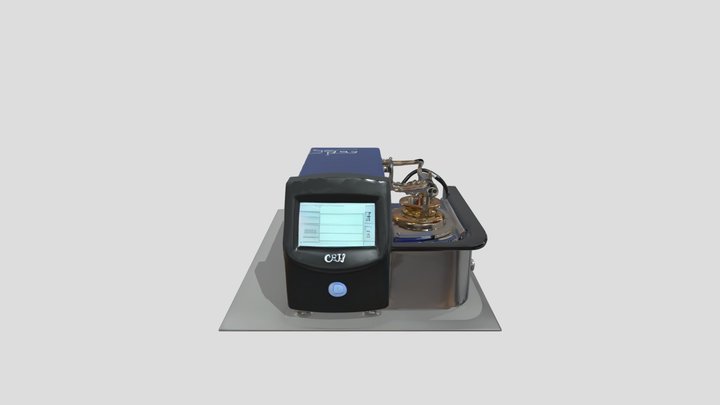 Máy kiểm tra kim loại cháy Lý sơn Sa Kỳ Lab 3D Model