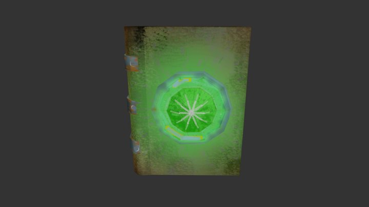 Low Poly-Book 3D Model