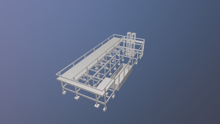 Estrutural - Hostel 3D Model