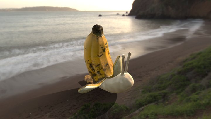 BananaSnail 3D Model