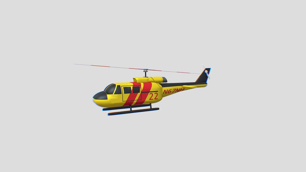 N67NH Bell UH-1 "Huey" NCFS