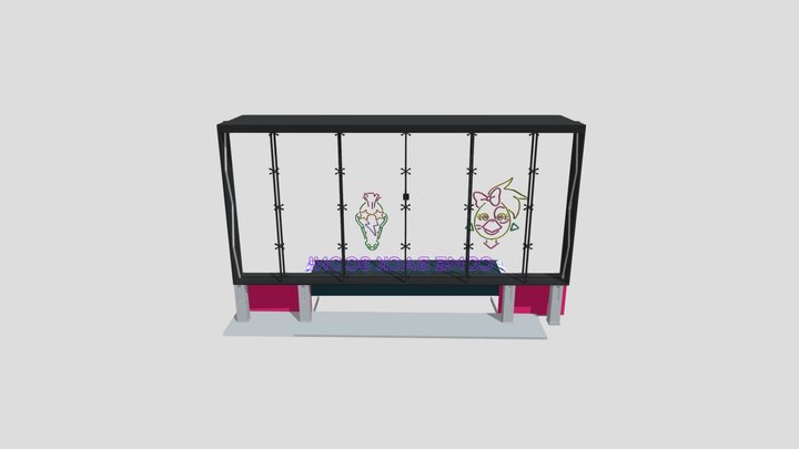 lobby window fnaf sb 3D Model