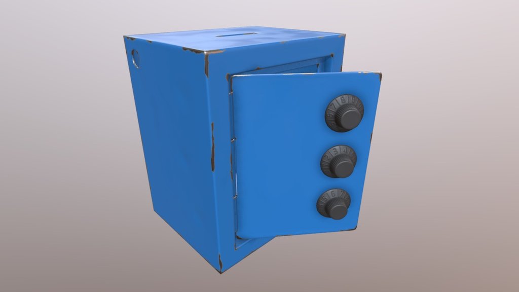 Safe Box Download Free 3D model by Lillya [436fed9] Sketchfab