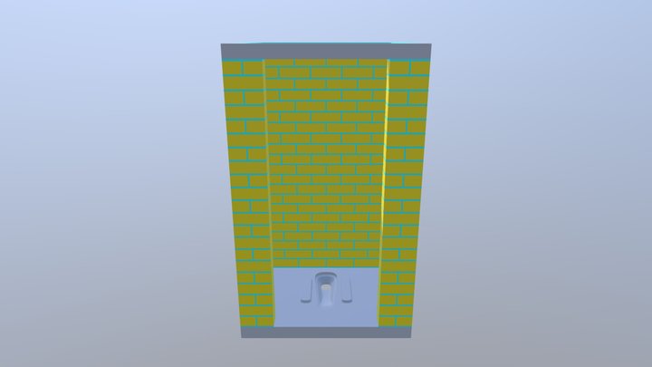 WC For Sketch Fab-01 3D Model