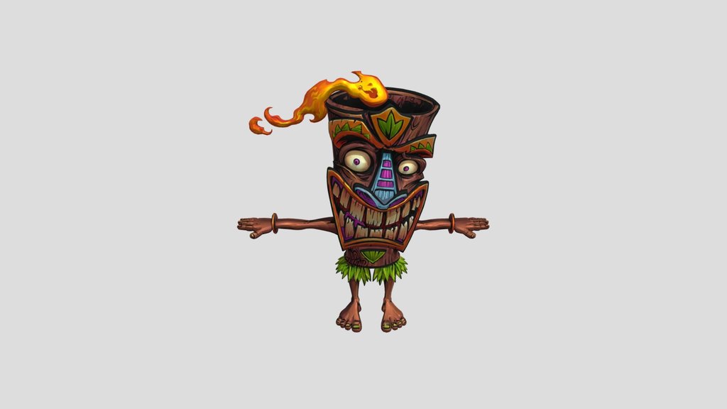 Flaming TikiMan