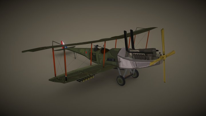 Harry Tate ww1 plane 3D Model