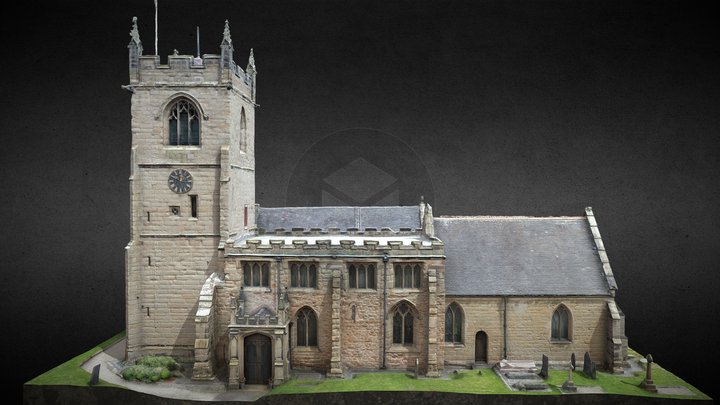 All Saints Church, Kings Bromley 3D Model