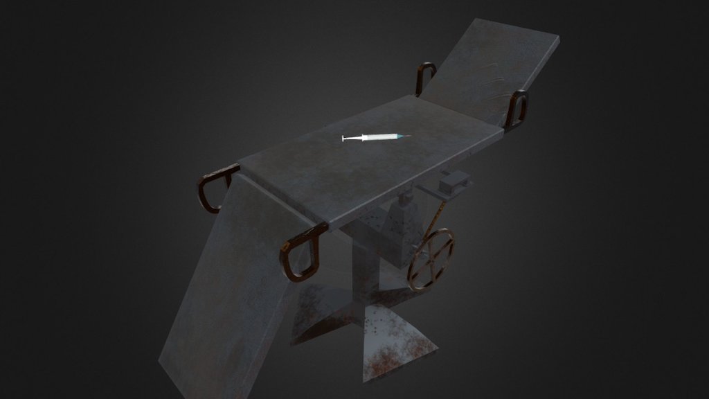 Game Prop: Mental Asylum Gurney