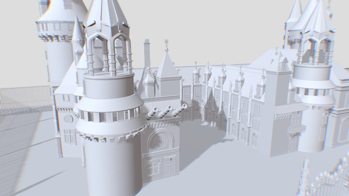 Chateau d'Usse | French Castle Model 3D Model