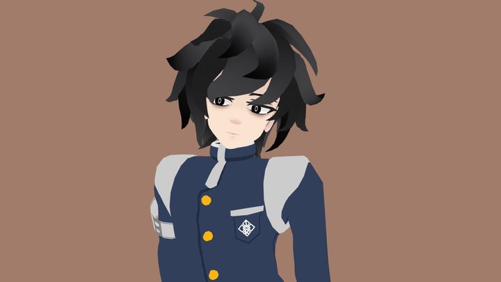 Tamura Komazo 3D Model