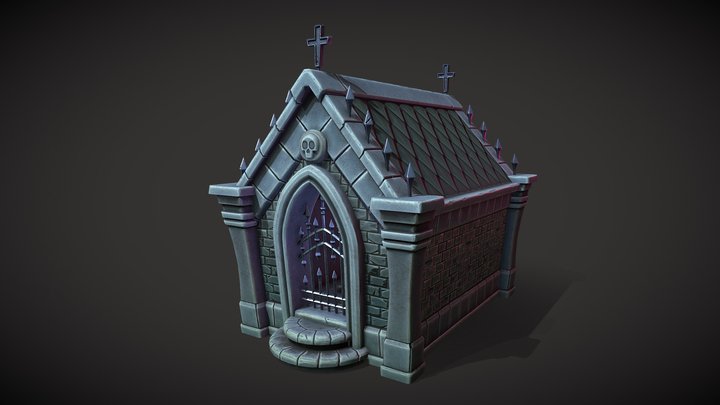 Stylised Crypt (€) 3D Model