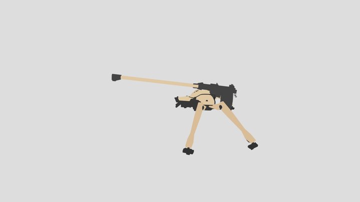 M1A4破壞神(鐵棺材 3D Model